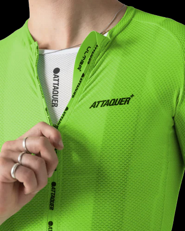 Attaquer Race Ultra + Climbers Jersey Glow Green - 2Wheel Nation ...