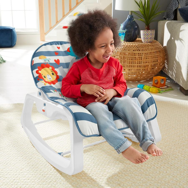 Fisher Price InfanttoToddler Rocker Awesome Baby