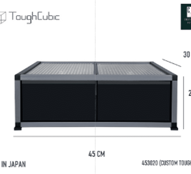 TOUGH CUBIC (CUSTOM TOUGH RACK 60 x 45 x 20) WITH 2 PANELS & BUILD IN ...