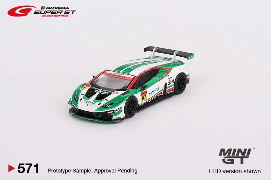 LAMBORGHINI HURACAN GT3 Evo #87 Super Gt Series 2022 1/64 Modèle Mini - Foto 10