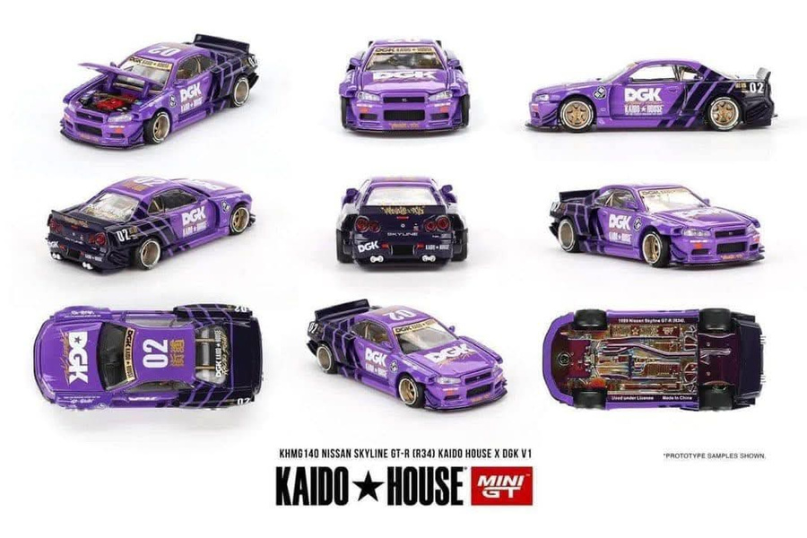 ミニカー kaido house x DGK skyline GT-R KHMG140 ミニカー kaido house x DGK skyline GT-R KHMG140 Mini GT x Kaido