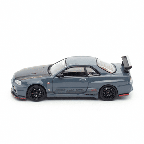 （GT-R R34） TOP SECRET GTSHOW 2025 INNO64 PREORDER] INNO64 “TOP SECRET” Nissan Skyline GT-R34 Gold VIP