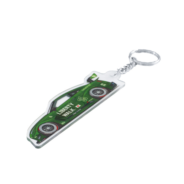 Liberty Walk LB WORKS GTR R35 Green Keychain - Collectors Qube