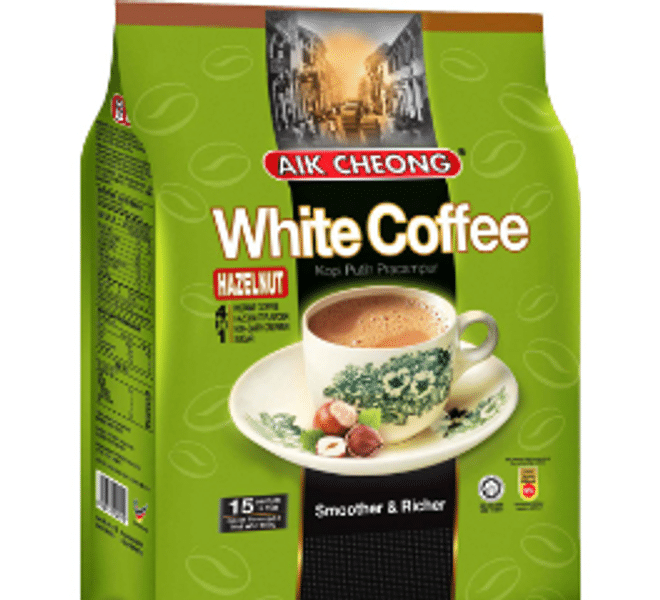 Aik Cheong White Coffee 4 in 1 HAZELNUT 15 x 40 g - E-Petani Malaysia