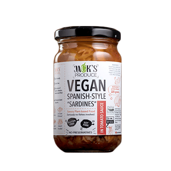 Jack's Produce Vegan Spanish Style Sardines in Tomato Sauce (225g