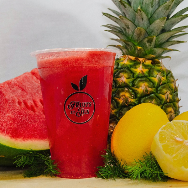 Watermelon and outlet pineapple juice