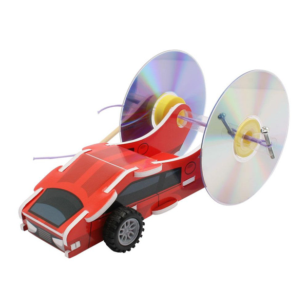 DIY Rubber Band Elasticity Car NSM Science Shop