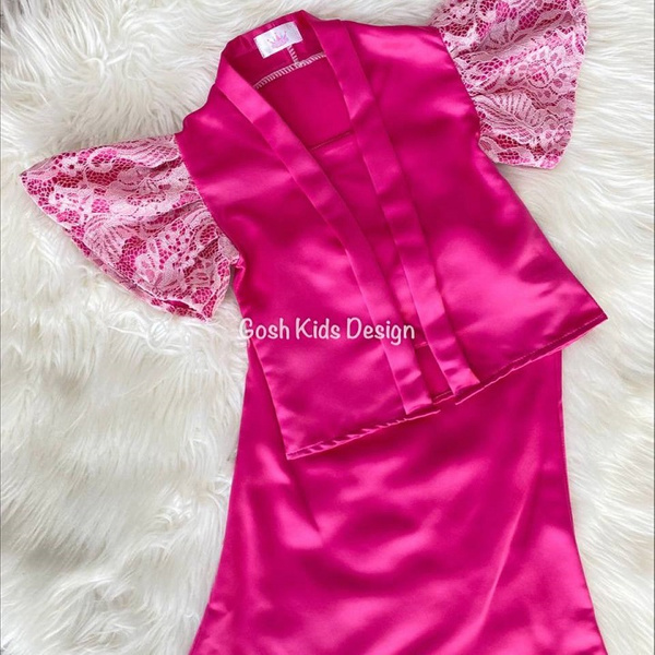 Kebaya Lucinda Lace (Rose) - Gosh Baby Shop - Gosh Kids Design