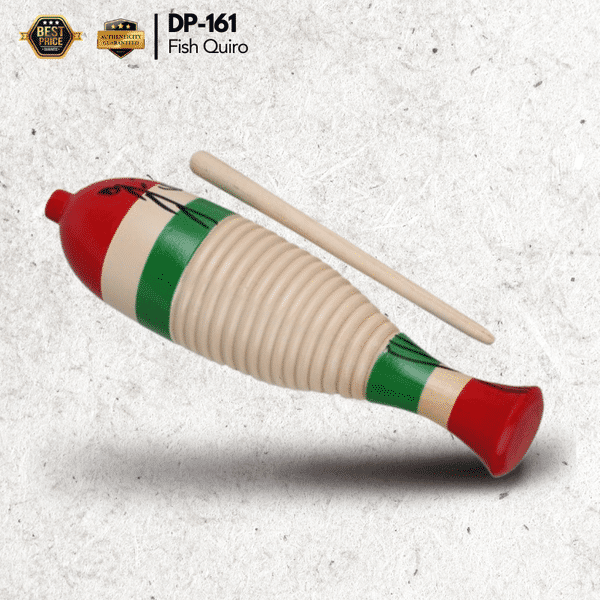 31. Fish Shaped Guiro Musical Percussion Instrument Thread Single Ring ...
