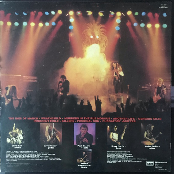 Iron Maiden, Killers LP (1981) - Hard Graft Records
