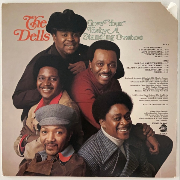 The Dells – Give Your Baby A Standing Ovation Vinyl LP Record Album ...