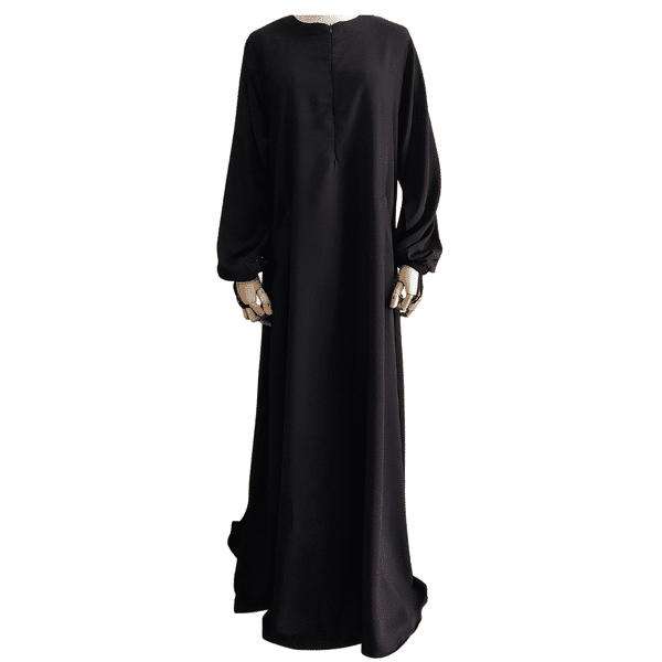 ABAYA WARDAH - BLACK - Hayaa'muu