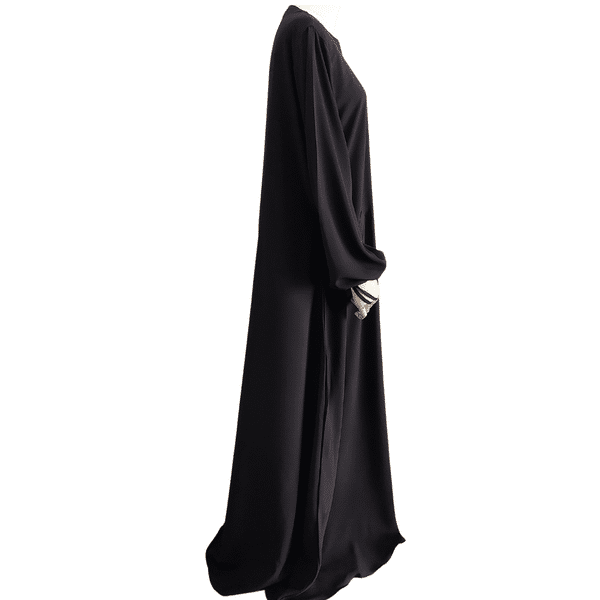 ABAYA WARDAH - BLACK - Hayaa'muu