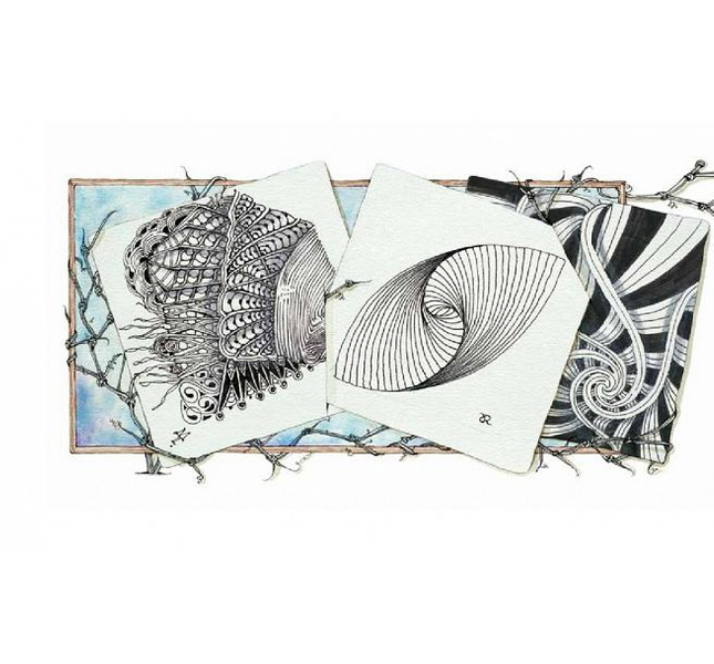 The Book of Zentangle 禪繞畫之書 - heArt Craft Studio