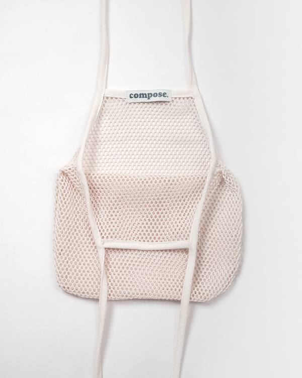 COMPOSE - Petite Net Bag - Natural - H I D E