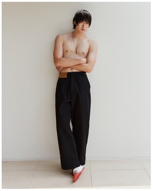 ROSEROMPSTUDIO - REVERSE PANTS - BLACK - H I D E .