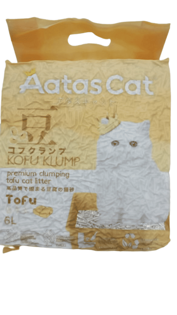 Aatas Cat Kofu Klump Tofu Cat Litter Tofu 6L PEMBORONG PASIR KUCING MURAH