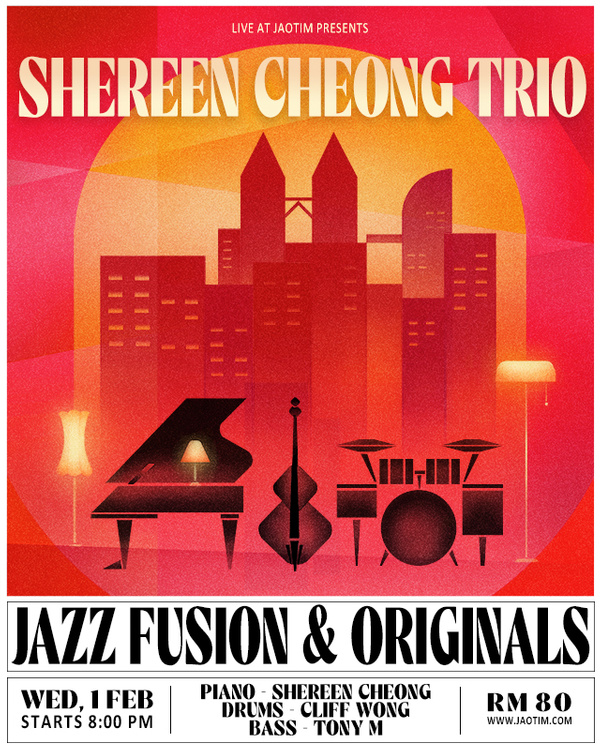 Shereen Cheong Trio - 1st Feb 2023 (Jazz Fusion & Originals) - Jao Tim