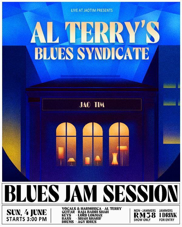 Blues Jam Session 4th June 2023 (Al Terry on Harmonica) Jao Tim
