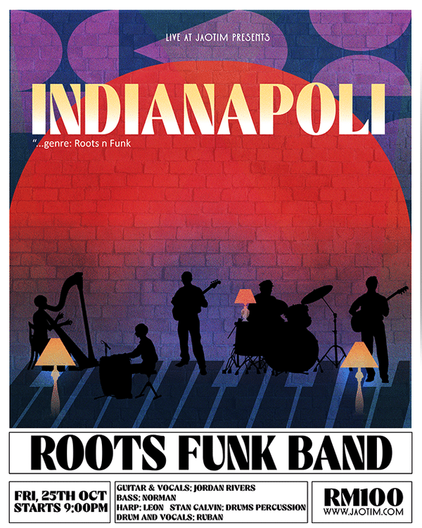 Indianapoli ft. Roots Funk Band - 25th Oct 2024 (Roots & Funk) - Jao Tim