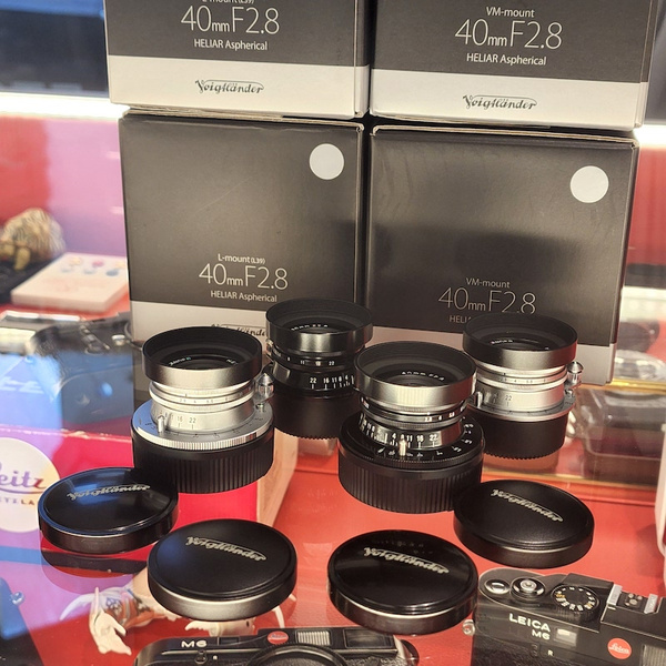 Objectif Voigtländer Heliar VL 2.8/40 Mm Asph. - Monture M39, Noir, Neuf