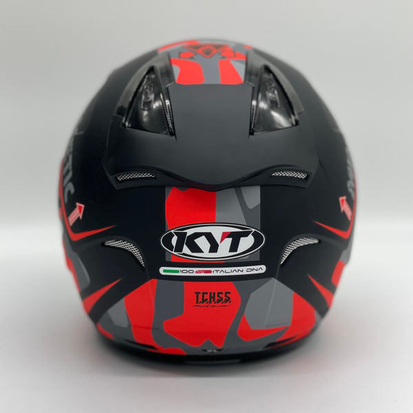 KYT HELLCAT MIMETIC MATTE RED kedai penjual helmet