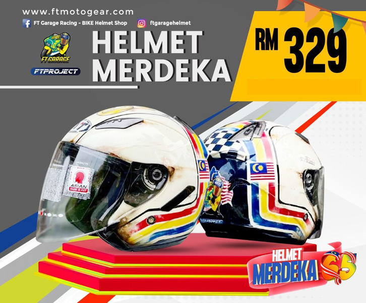 KYT MERDEKA 65 Edition kedai penjual helmet