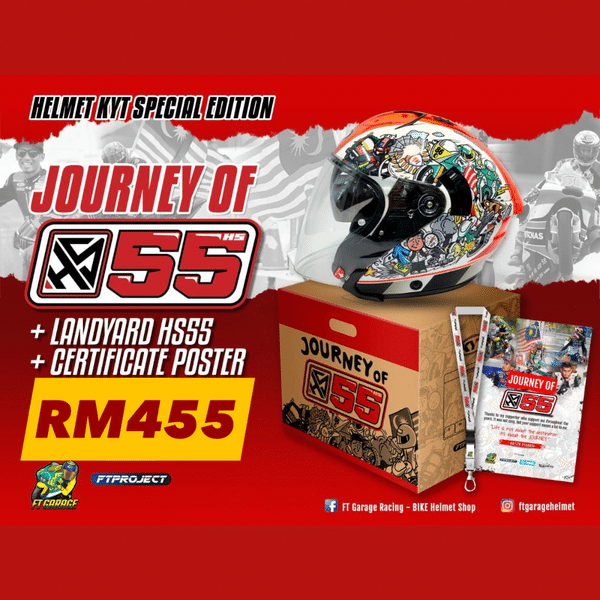 KYT NFJ HS55 SPECIAL EDITION kedai penjual helmet