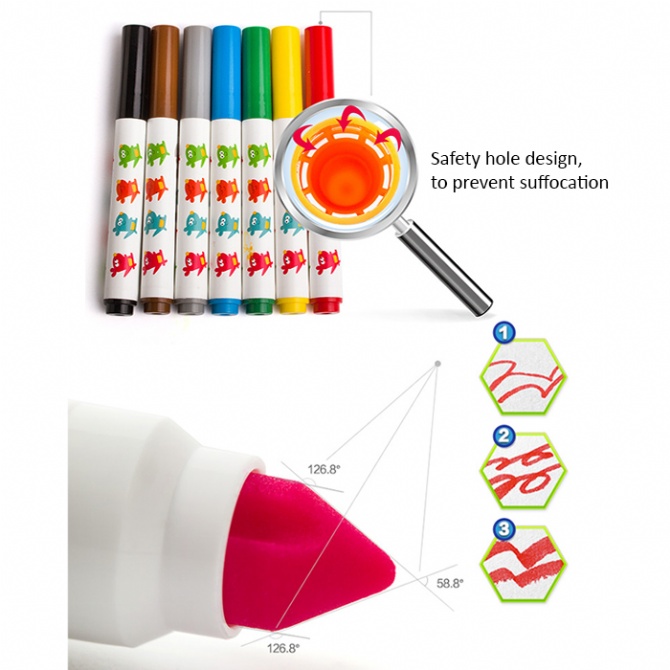 Joan Miro Baby Roo Washable Markers | The Nest Attachment Parenting Hub