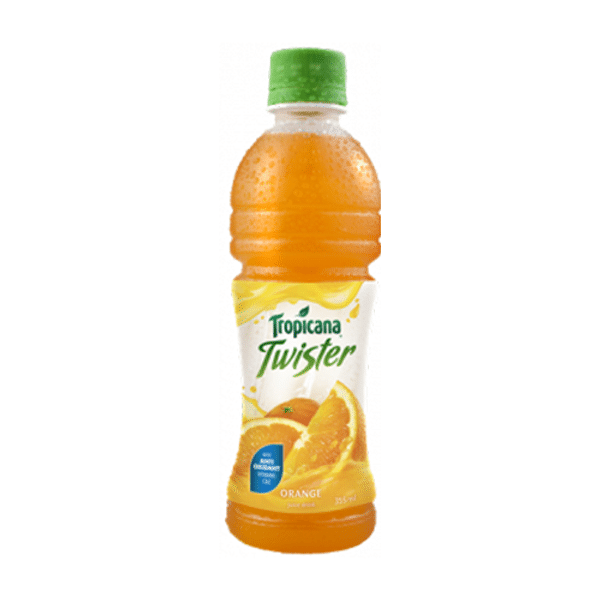 TROPICANA TWISTER ORANGE 355ML - FlairMart