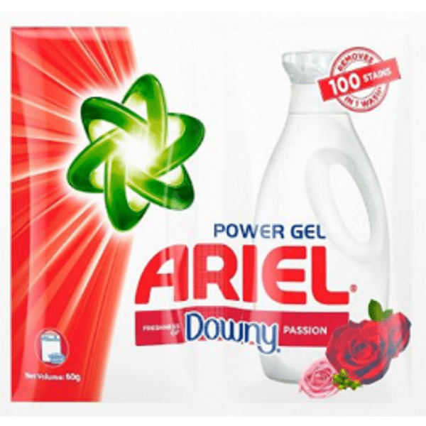 ARIEL LIQUID DETERGENT WITH DOWNY 60ML SINGLES FlairMart