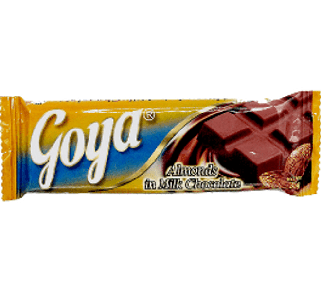 GOYA CHOCOLATE BAR WITH ALMONDS 30G - FlairMart