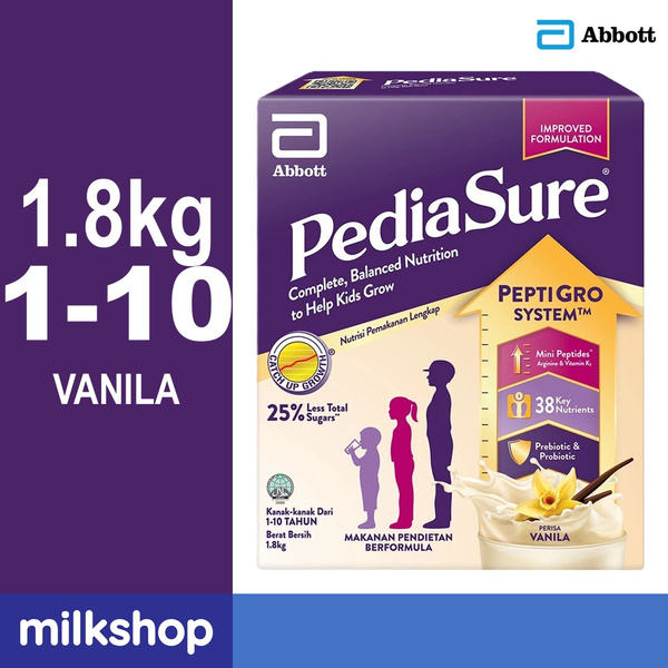 Pediasure PRGO Vanilla 1.8kg/1.65kg - Milkshop