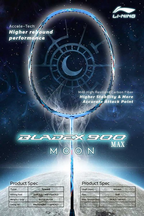 BLADEX 900 MOON MAX (BOX SET) - MM Badminton Shop
