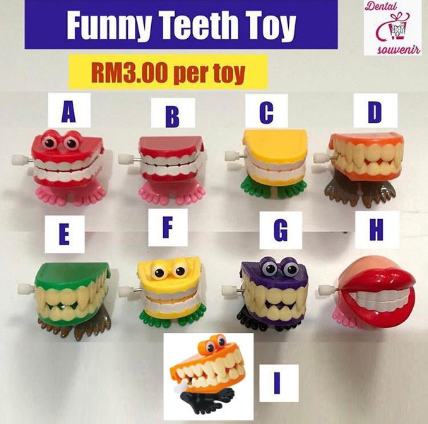 Funny Teeth Toy (Variety Shapes) MSLI Dental Supplies