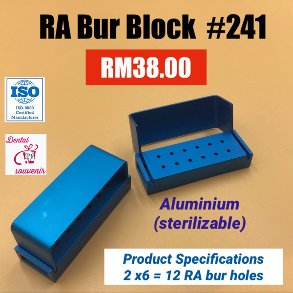 Bur Blocks 241 (Autoclavable) MSLI Dental Supplies