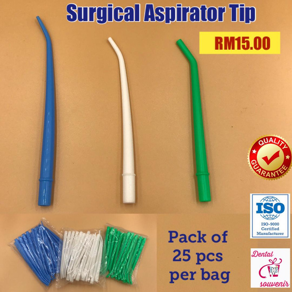 SURGICAL ASPIRATOR TIP - (25pcs/Pack) - MSLI Dental Supplies