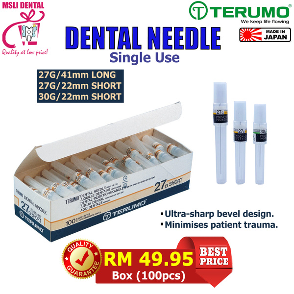 TERUMO DENTAL NEEDLE MSLI Dental Supplies