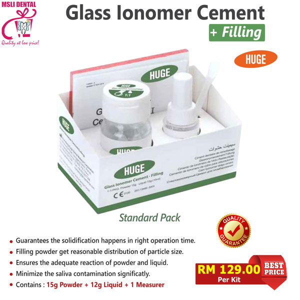 HUGE GLASS IONOMER CEMENT (GIC) + FILLING MSLI Dental Supplies