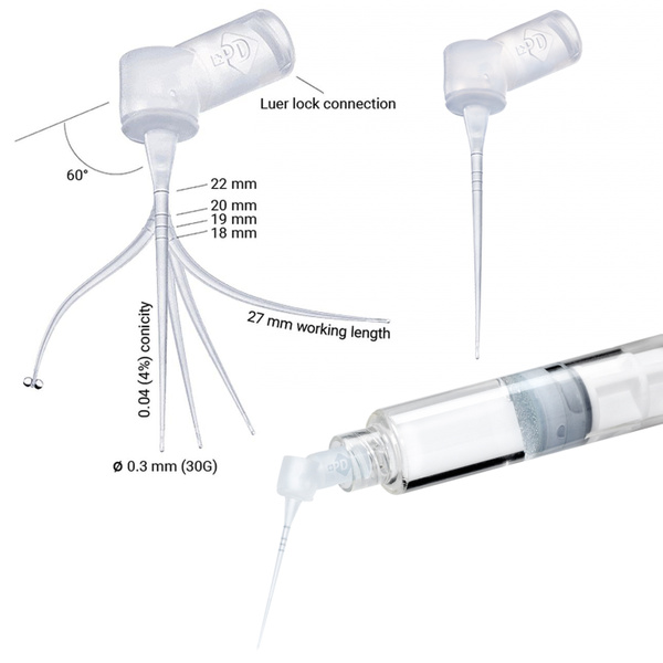 PD IRRIFLEX Flexible Root Canal Irrigation Needle MSLI Dental Supplies