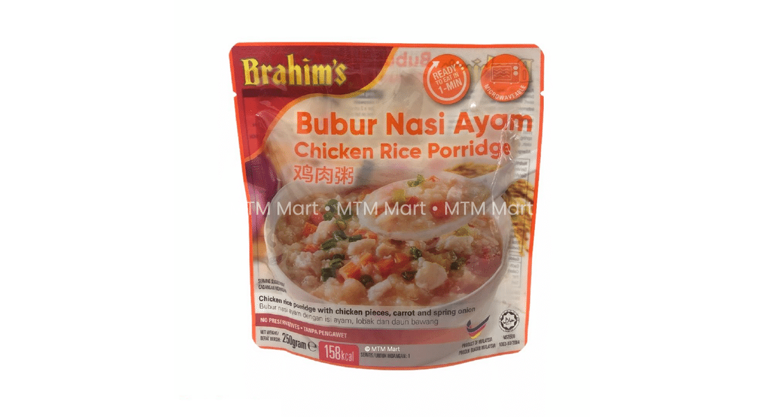 Brahims Bubur Nasi Ayam 250g Mtm Mart Taman Samudera