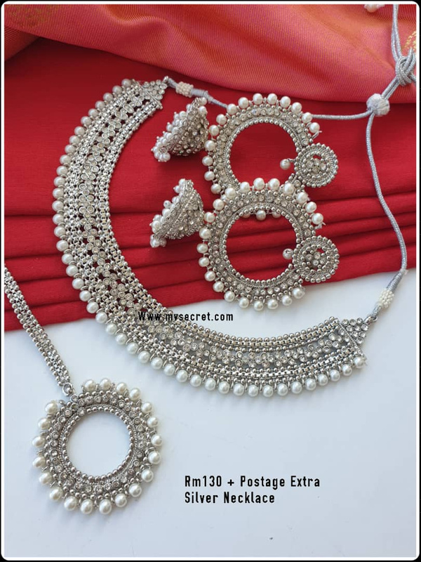 D.NO 103 - SILVER NECKLACE - MV SECRET JEWELLERY