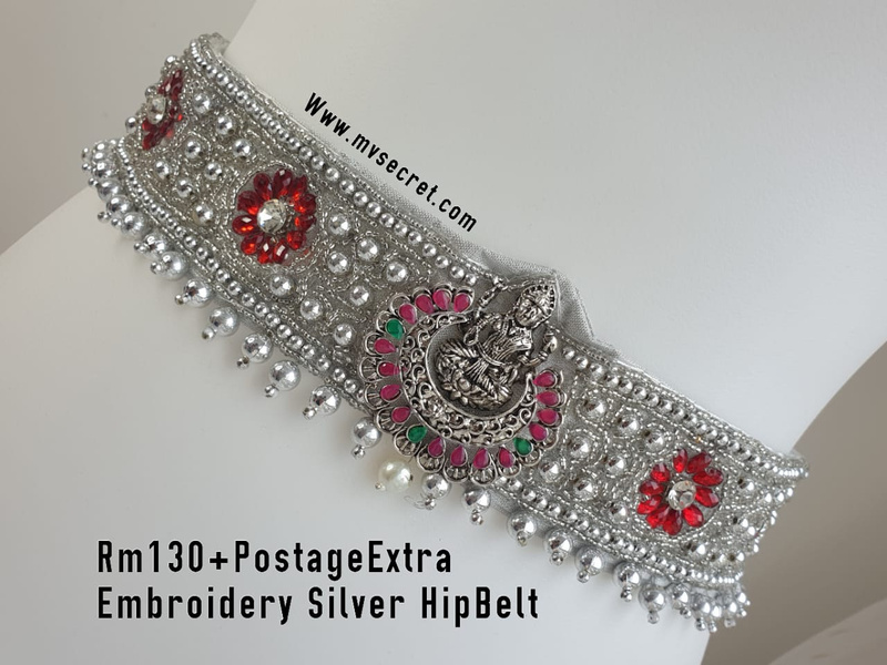 D.NO 055 SILVER HIP CHAIN MV SECRET JEWELLERY