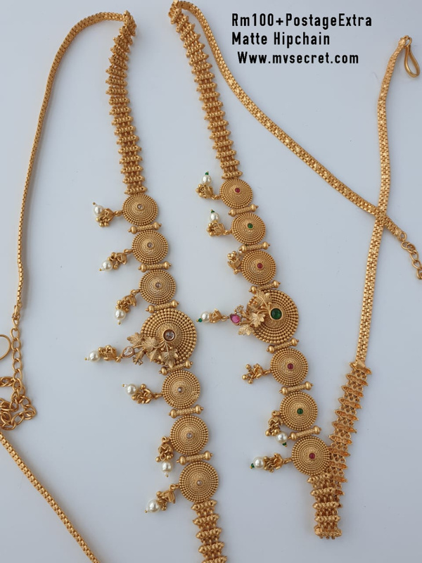 D.NO-105 - MATTE AD HIP CHAIN - MV SECRET JEWELLERY