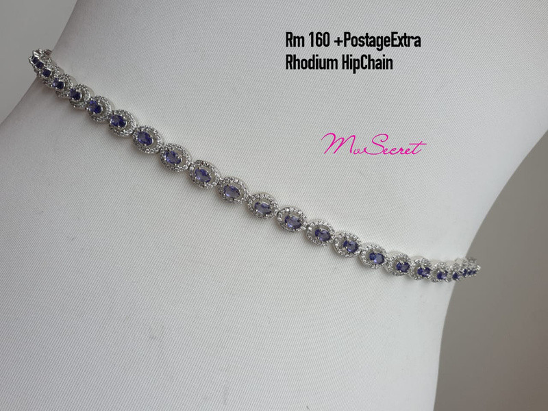 D.NO-069 - RHODIUM H.CHAIN - MV SECRET JEWELLERY