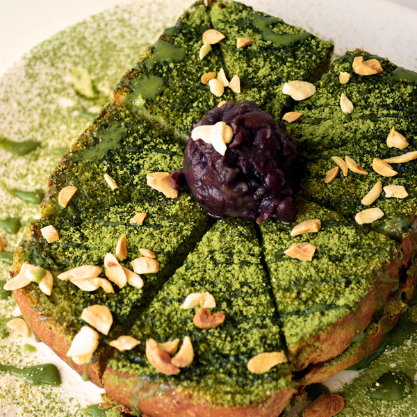 Matcha Injeolmi Milk Toast - Nica Gelateria