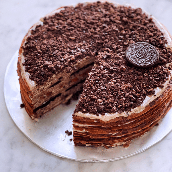 Oreo Mille Crepe (Whole Cake) - Nica Gelateria