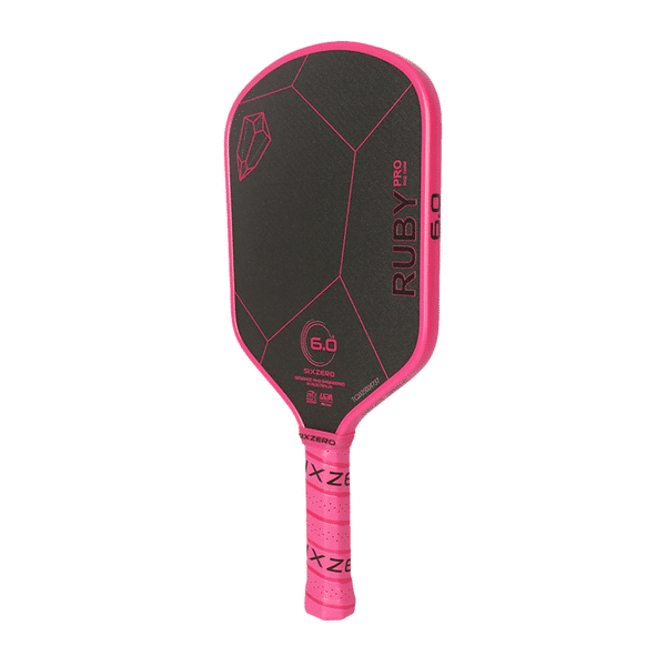 Six Zero Ruby Pro Pickleball Paddle - Rubine (14mm) - PICKLEPLAY GEAR