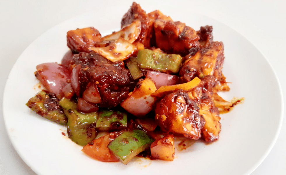 Deviled Chicken - Rasai Machan