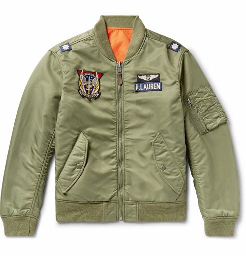 ralph lauren reversible bomber jacket